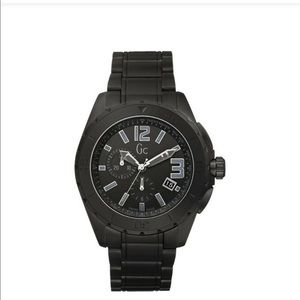 GUESS COLLECTION GC X76011G2S SPORT CLASS BLACK CERAMIC MEN'S WATCH